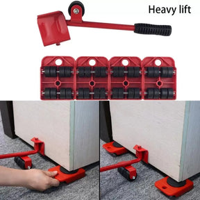 5 In 1 Moving Heavy Object Handling Tools Portable Furniture Lifter