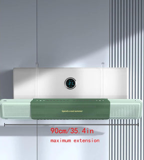 Adjustable Air Conditioner Deflector with Multifunctional Baffle