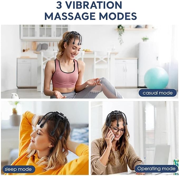360° Bliss: Experience Ultimate Relaxation with Our Ultra Head Massager