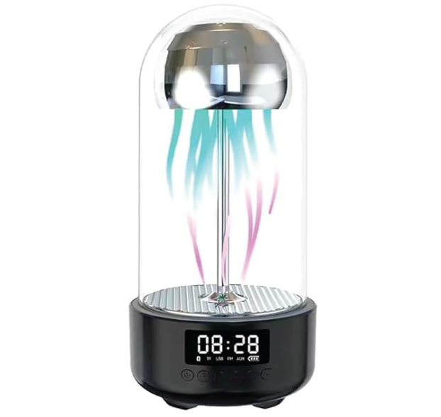 JellyBeats Illumination: Bluetooth Speaker Lamp with Jellyfish Elegance